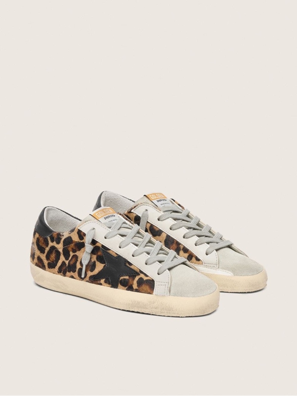 Golden Goose Women's Super-Star in leopard print leather - Picture 3 of 14